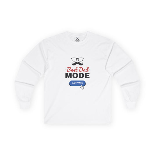 Best Dad Mode Activate Long Sleeve Tee