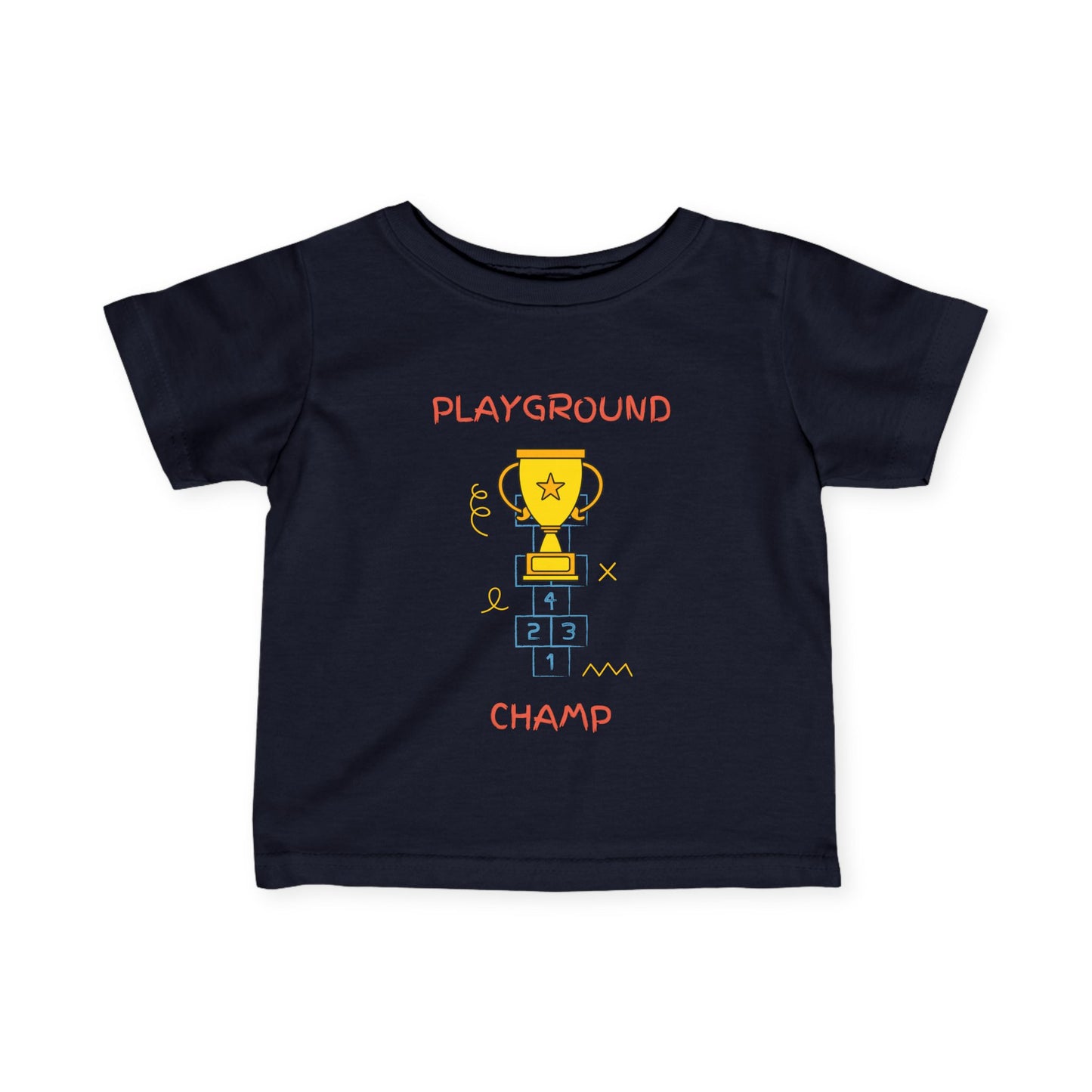 Playground Champ Infant Tee Navy Kids clothes