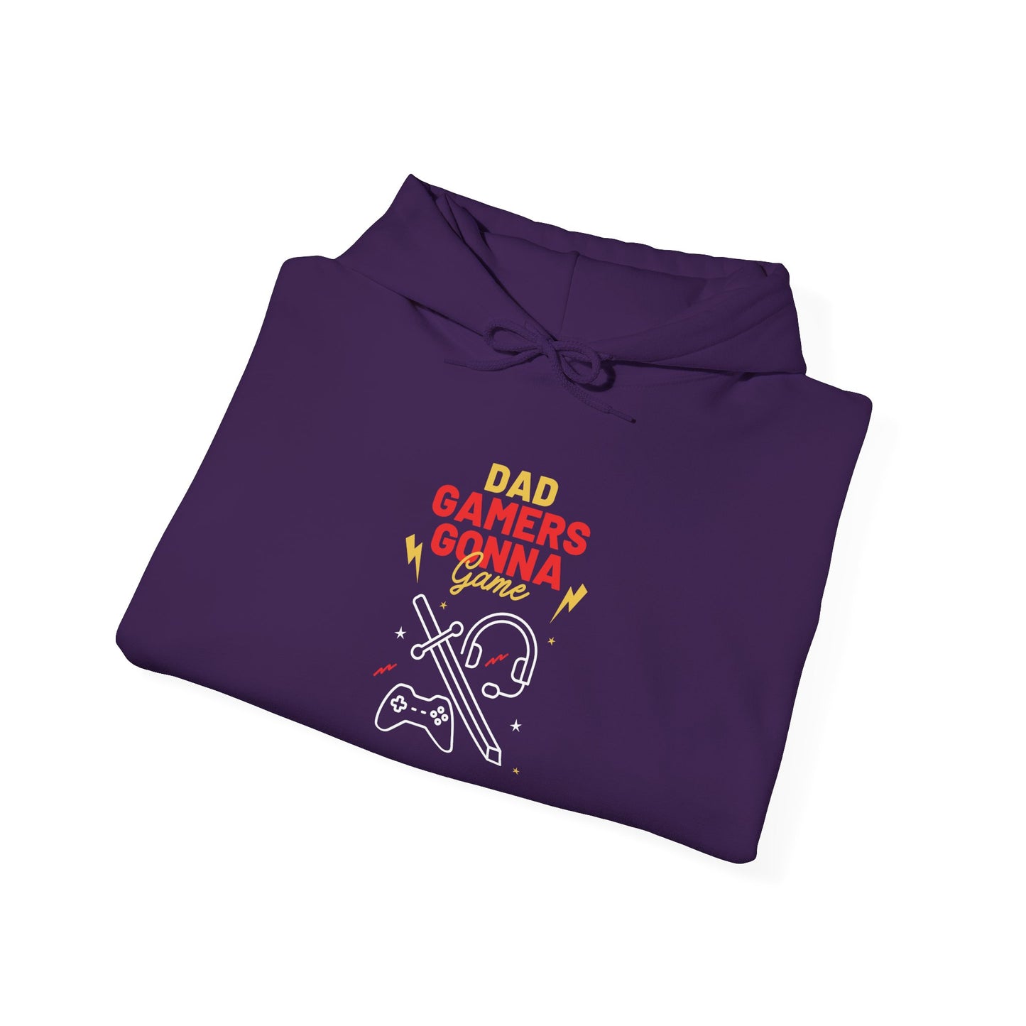 Gamer Dad's Hoodie Heather Navy Hoodie