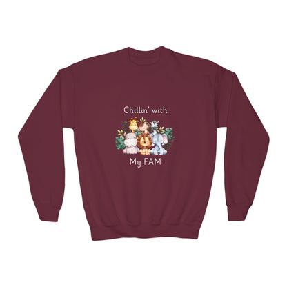 Chillin with My Fam Youth Sweatshirt