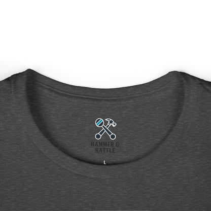 Mom Life Fitted Tee Dark Heather T-Shirt