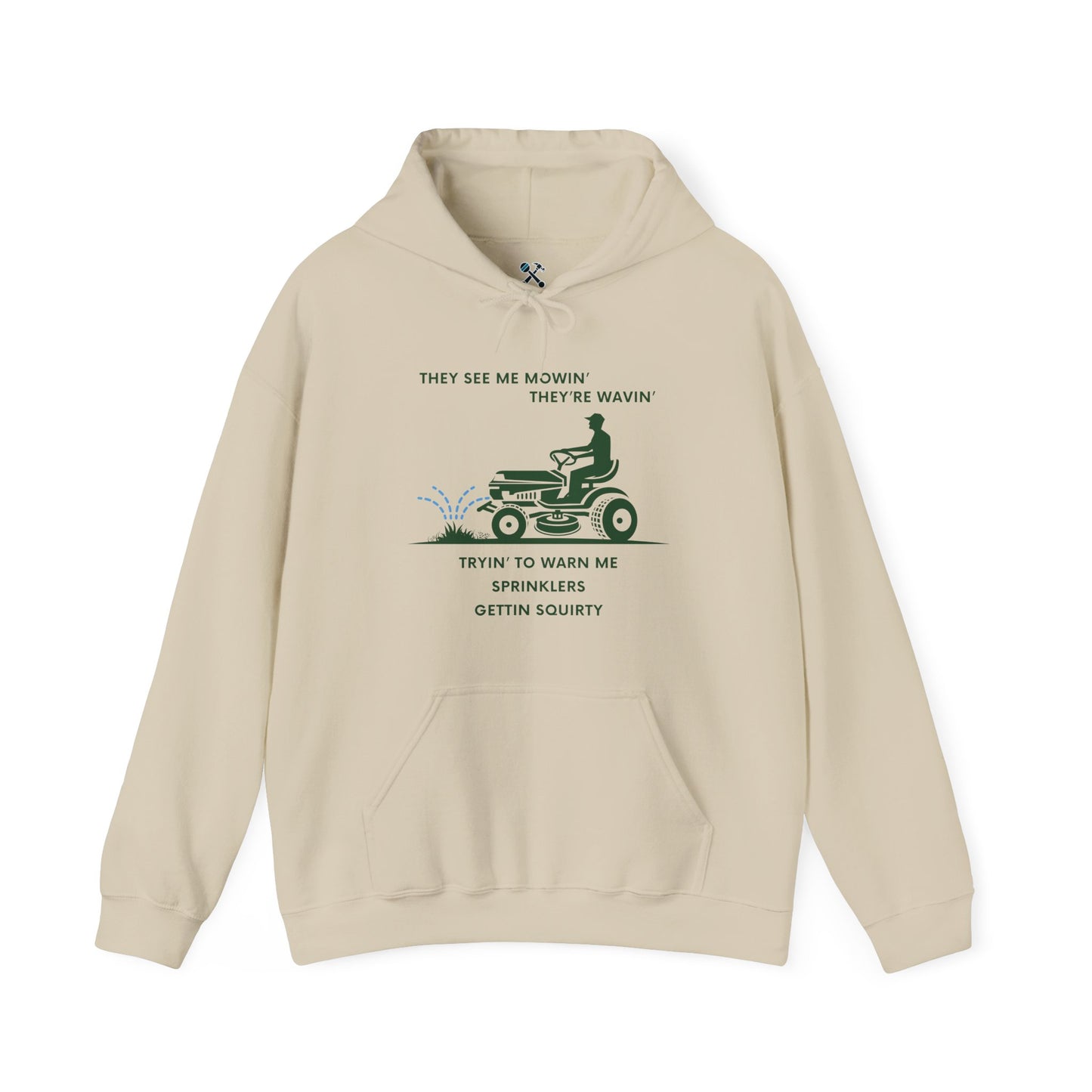 Mow Dad Mow Problems Hoodie