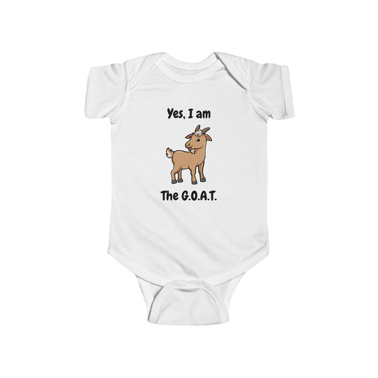 I am the G.O.A.T. Baby One-piece