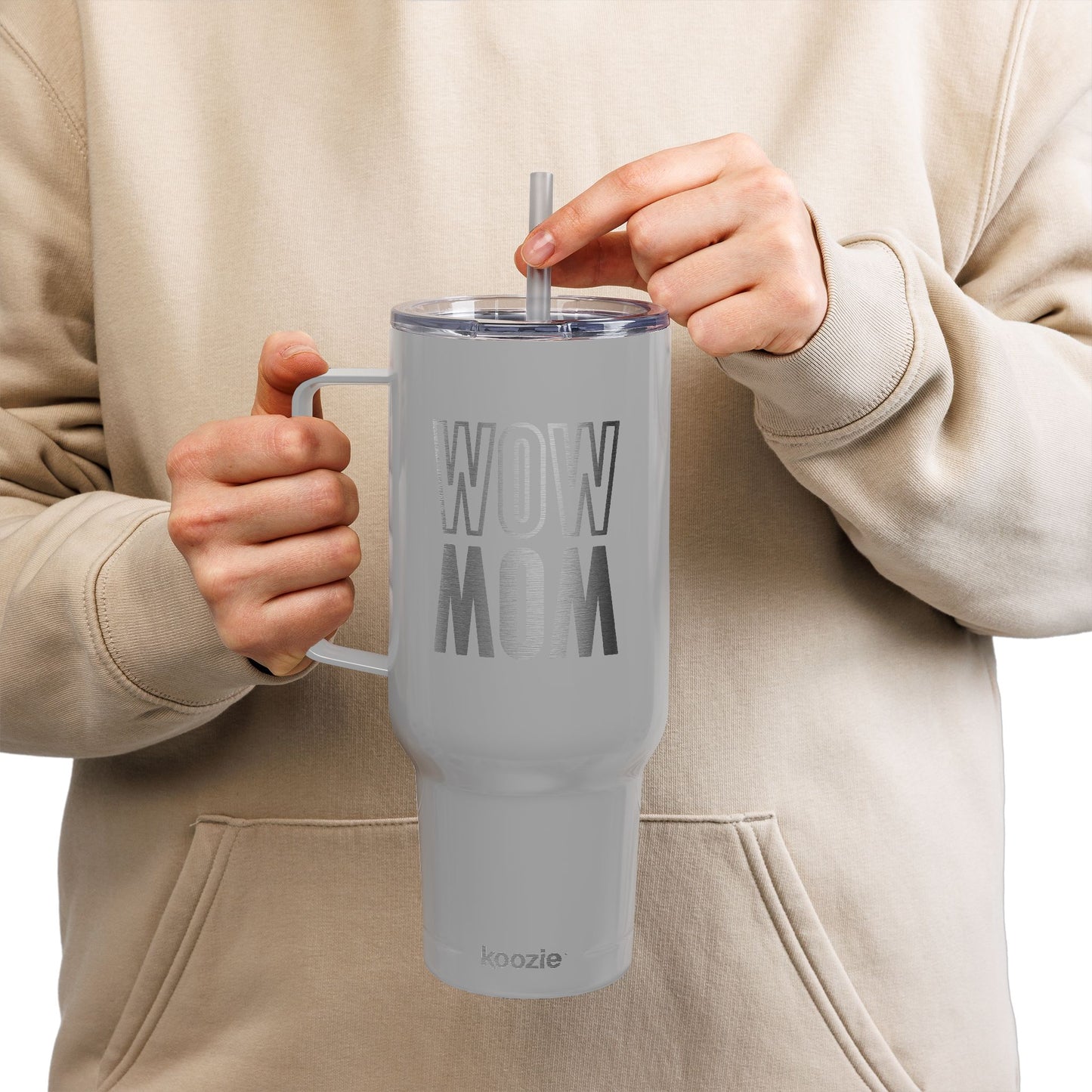 WOW MOM Tumbler, 40oz (Engraved)