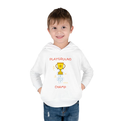 Playground Champ Toddler Fleece Hoodie White Kids clothes