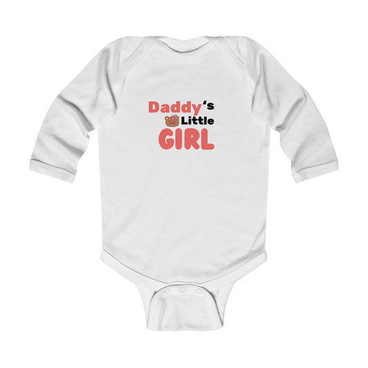 Daddy's Little Girl Baby Long Sleeve One-piece