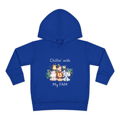 Chillin with My Fam Toddler Fleece Hoodie