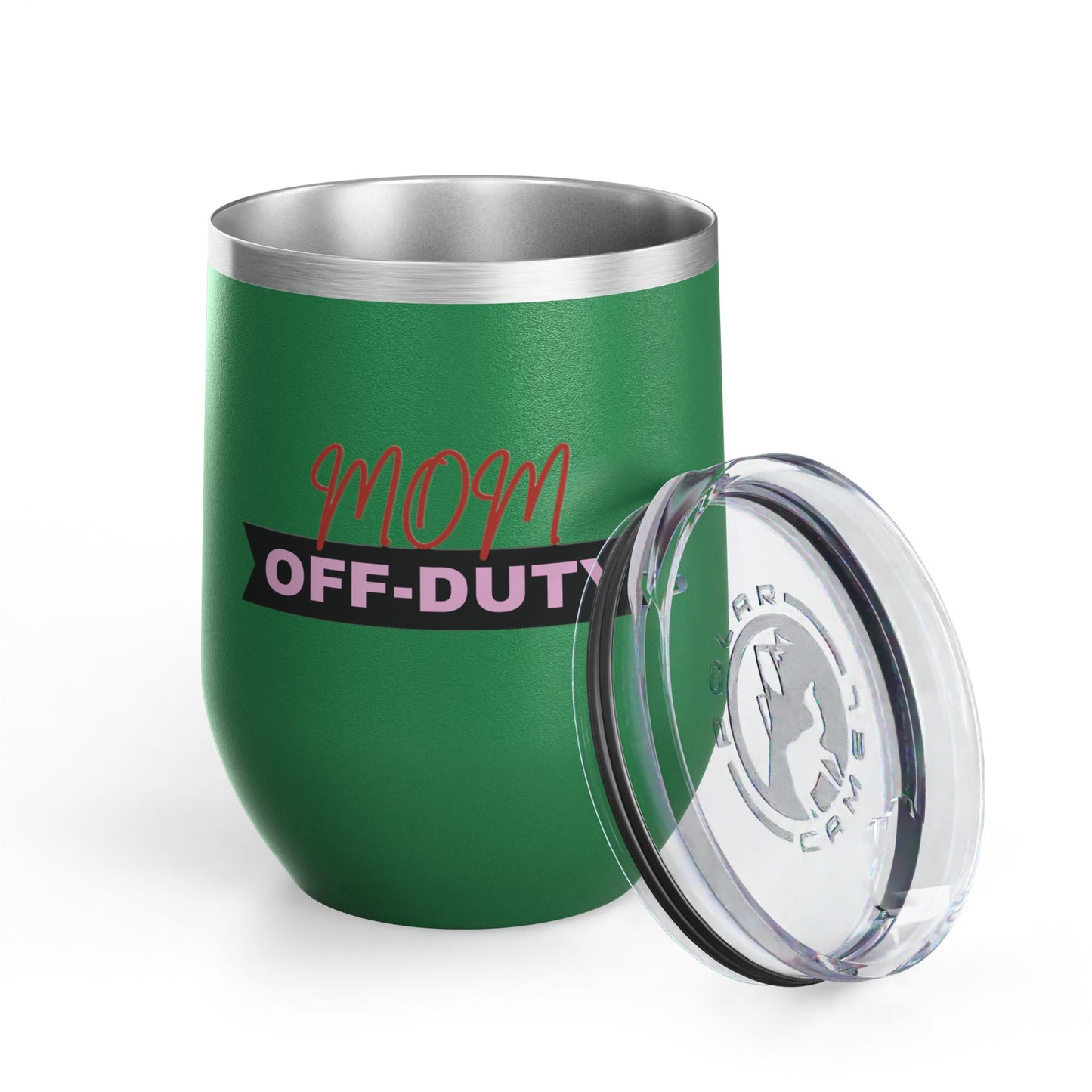Mom Off Duty Wine Tumbler, 12oz