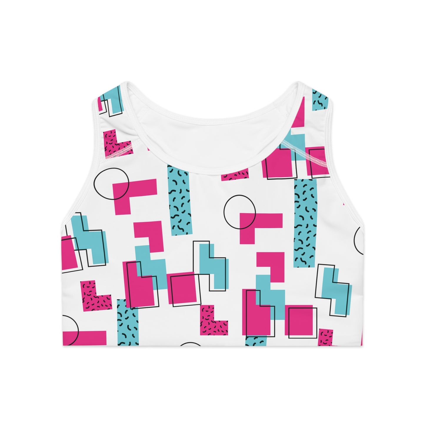 Retro Mom Glow Sports Bra