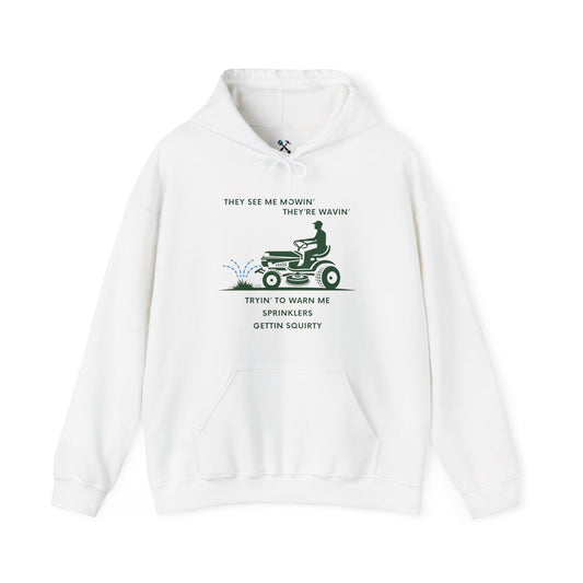 Mow Dad Mow Problems Hoodie