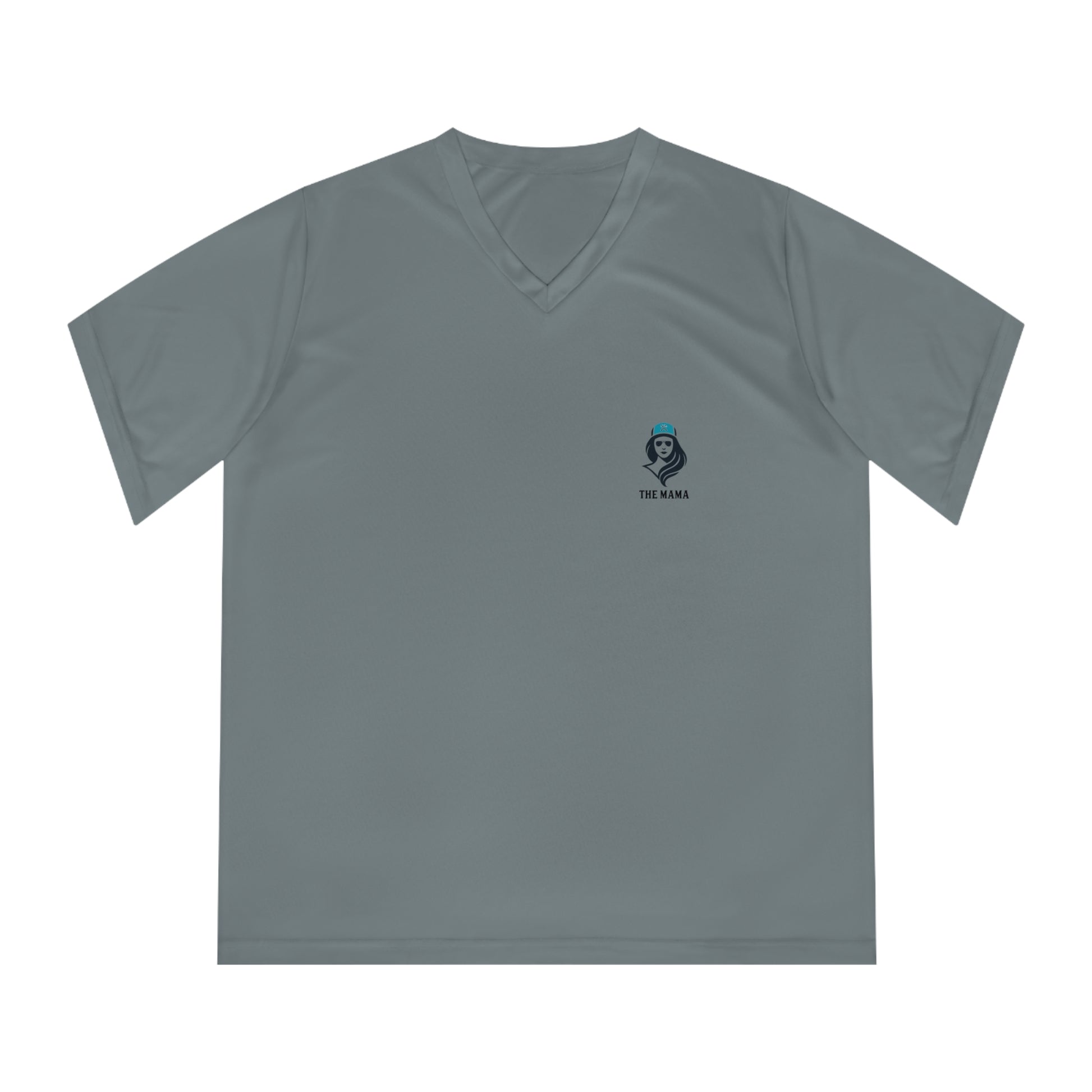 The Mama Performance V-Neck Tee Sport Graphite V-neck