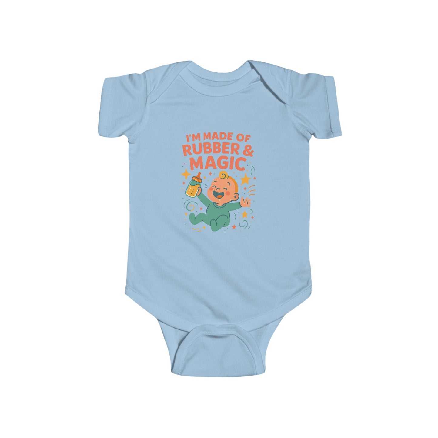 I'm Made of Rubber & Magic Baby One-piece