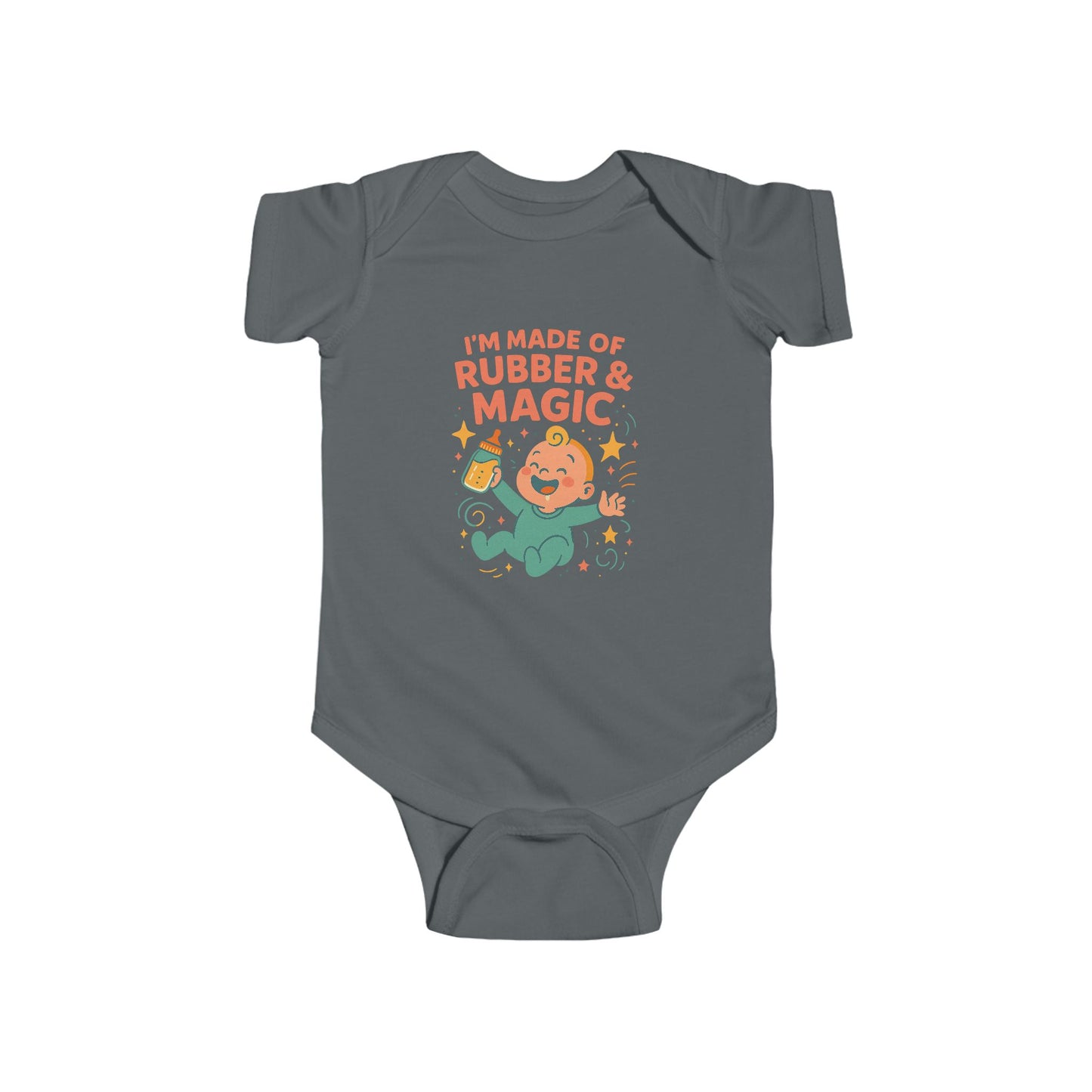 I'm Made of Rubber & Magic Baby One-piece