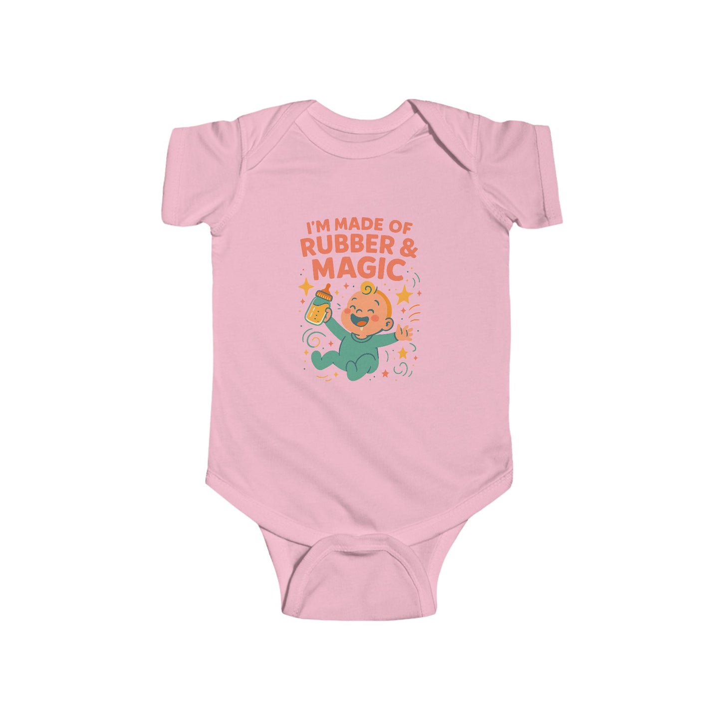 I'm Made of Rubber & Magic Baby One-piece