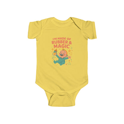 I'm Made of Rubber & Magic Baby One-piece