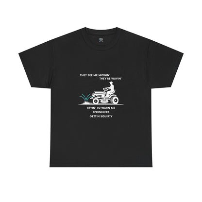 Mow Dad Mow Problems Tee