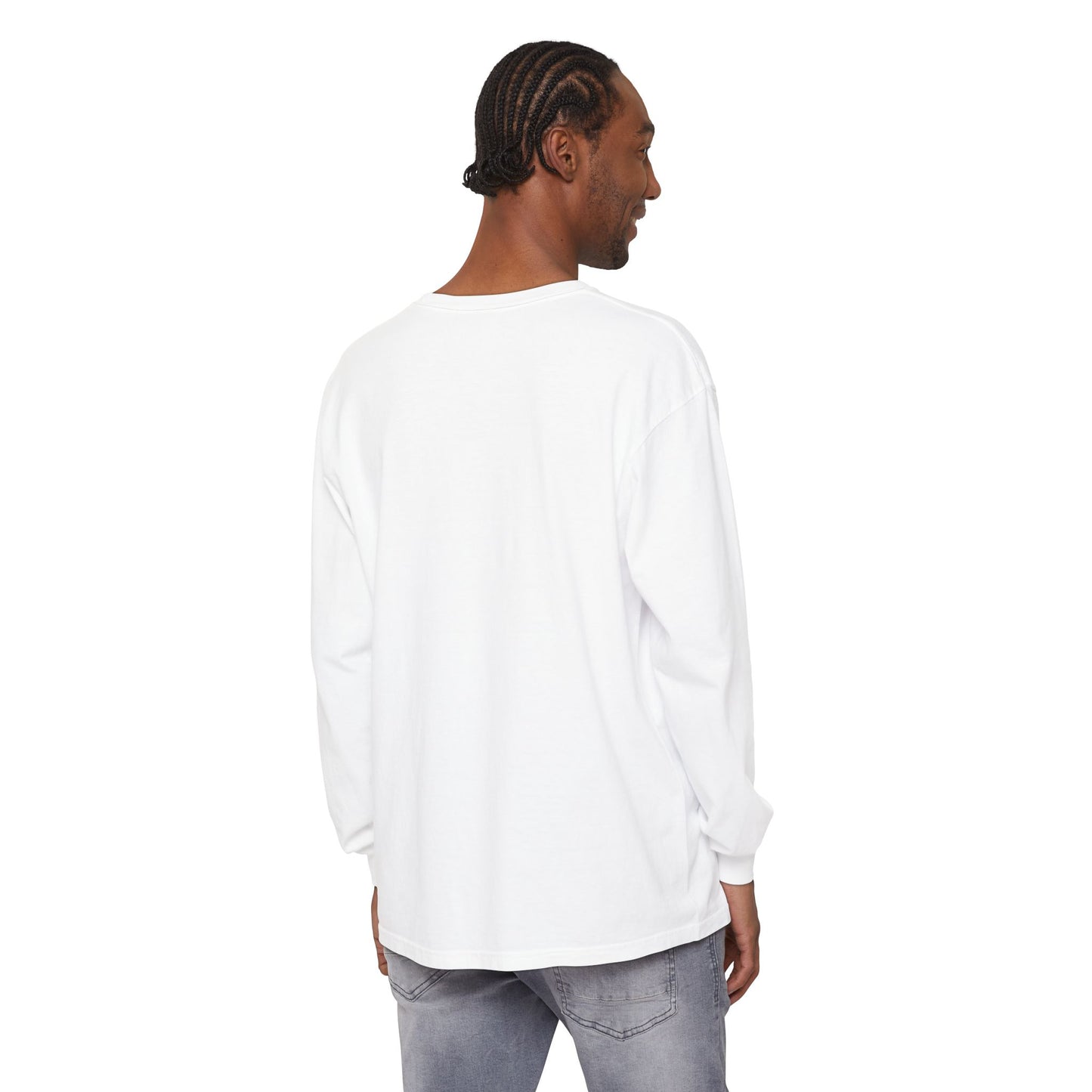 Outdoors Dad Long Sleeve Tee White Long-sleeve