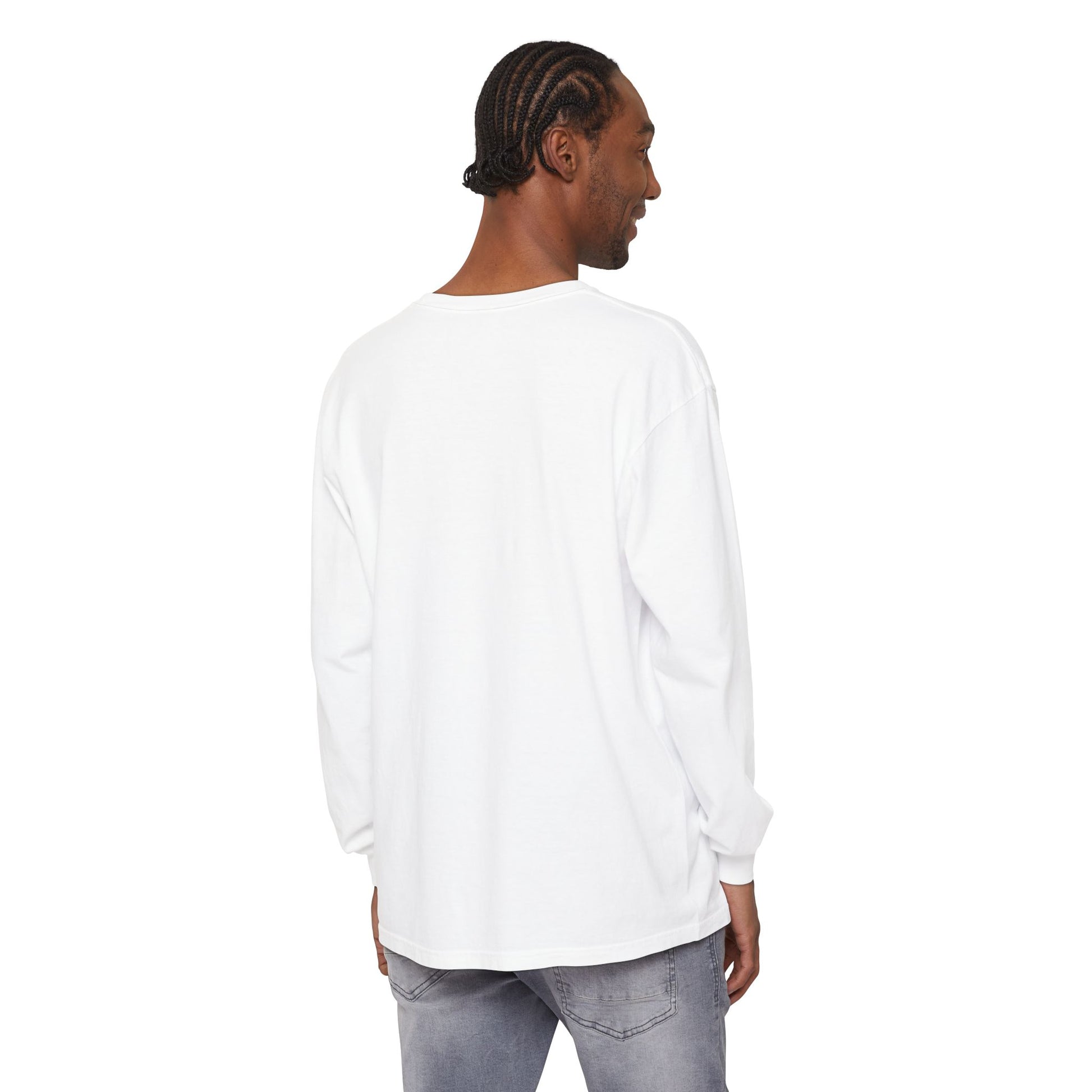 Outdoors Dad Long Sleeve Tee White Long-sleeve