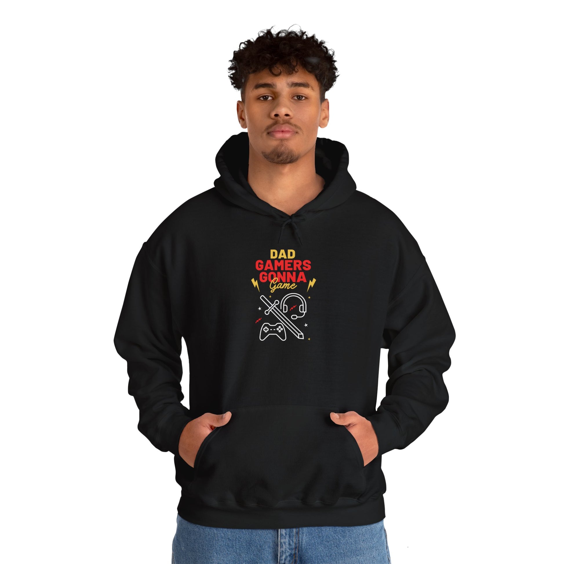 Gamer Dad's Hoodie Black Hoodie