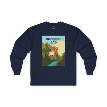 Outdoors Dad - Bear Edition Long Sleeve Tee