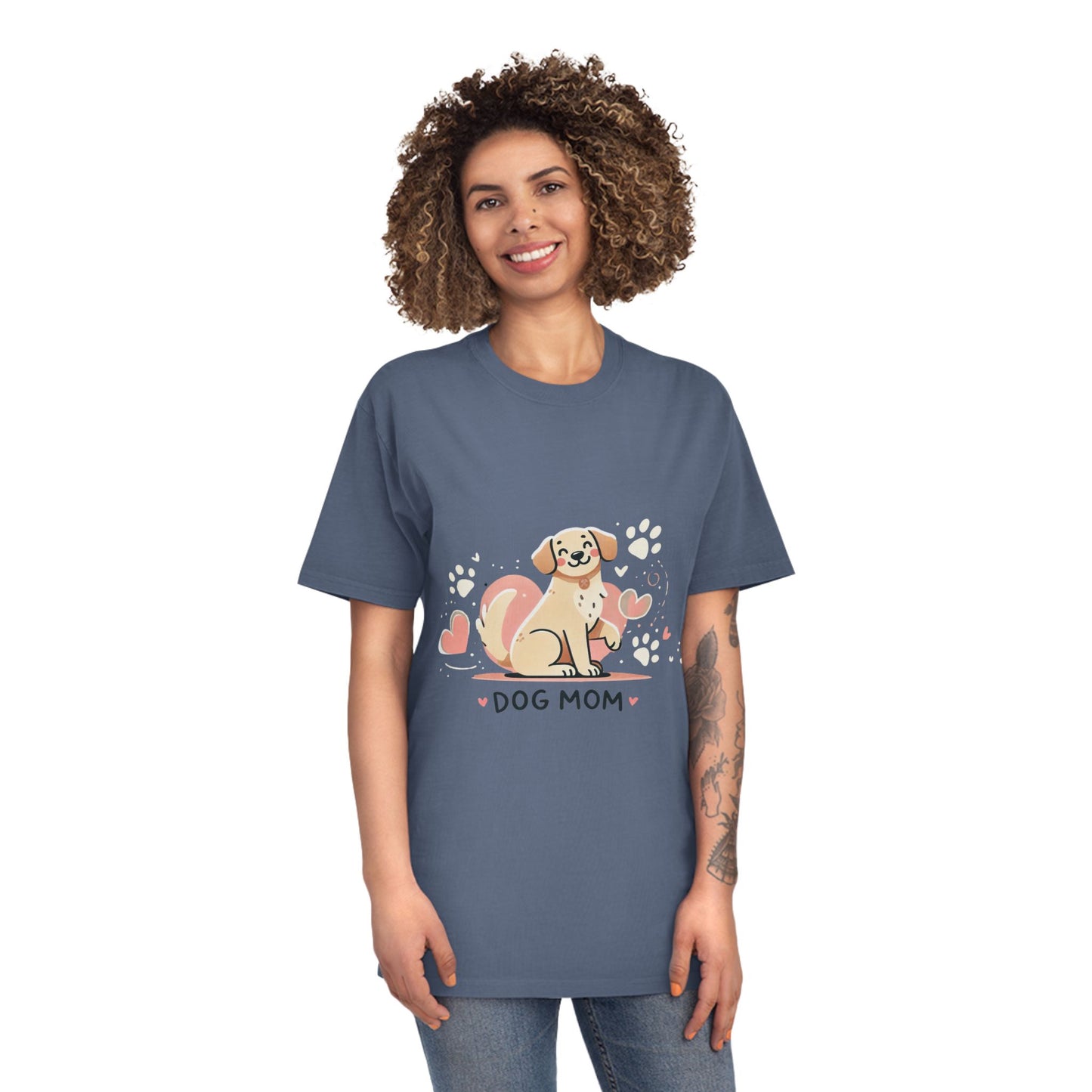 Dog Mom Faded Tee
