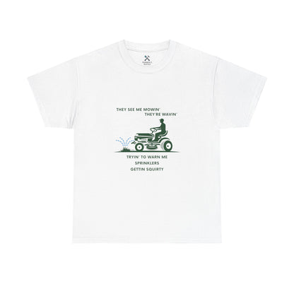 Mow Dad Mow Problems Tee