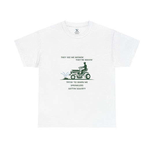 Mow Dad Mow Problems Tee