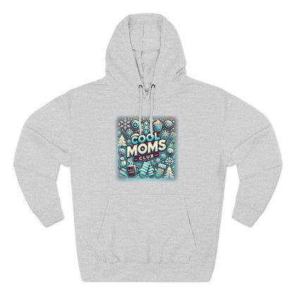 Cool Mom's Club Fleece Hoodie Heather Gray Hoodie