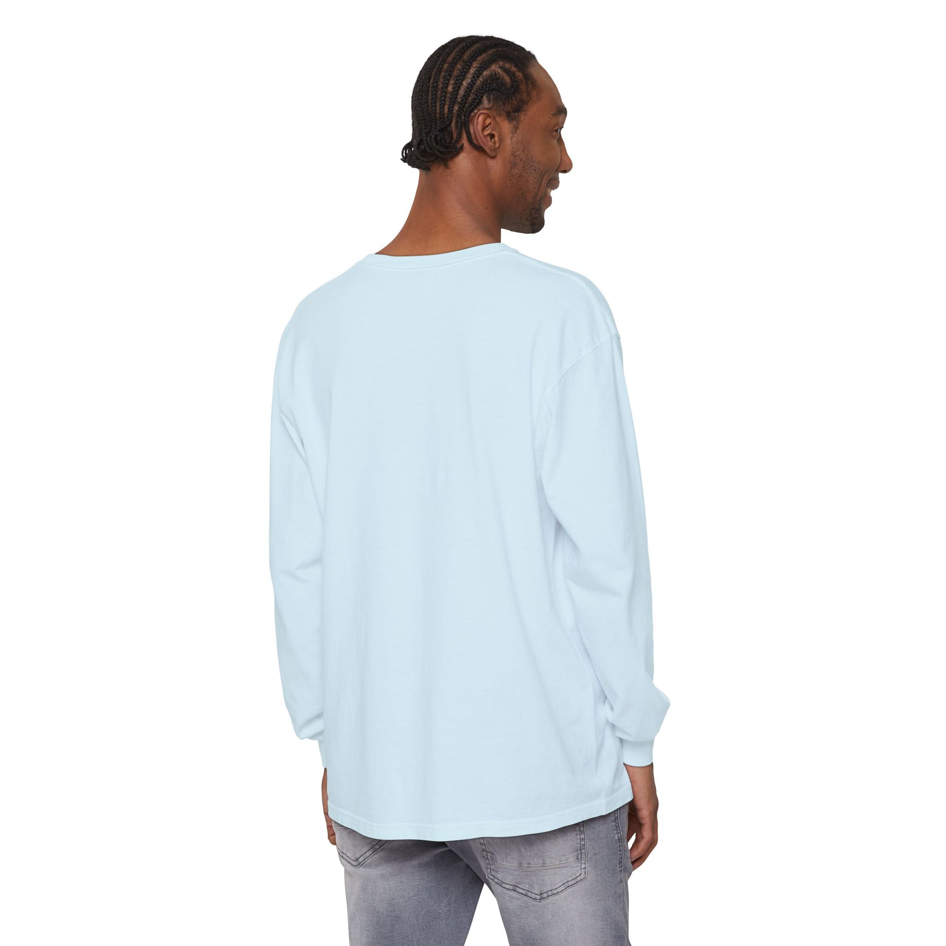 Outdoors Dad Long Sleeve Tee Chambray Long-sleeve