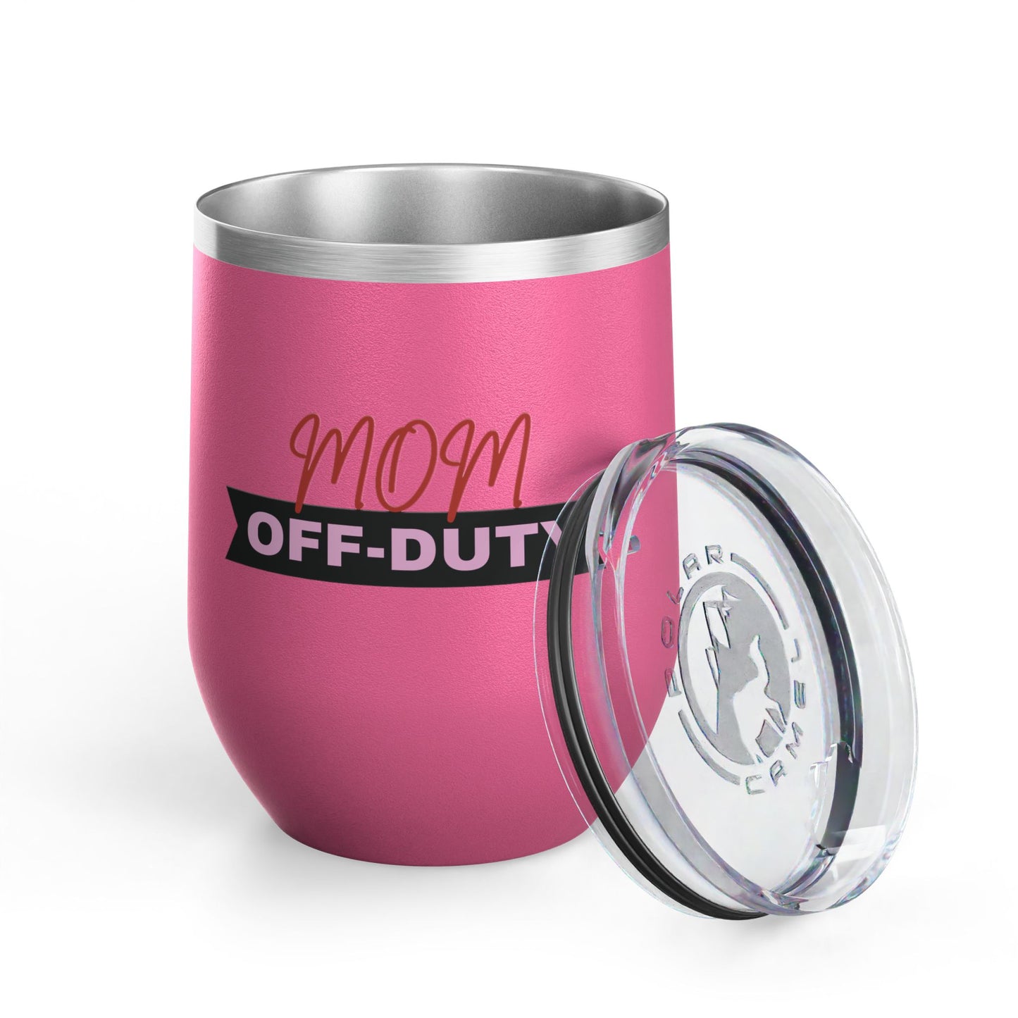 Mom Off Duty Wine Tumbler, 12oz