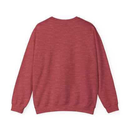 Vintage Dad Heavy Blend™ Crewneck Sweatshirt Heather Sport Scarlet Red Sweatshirt