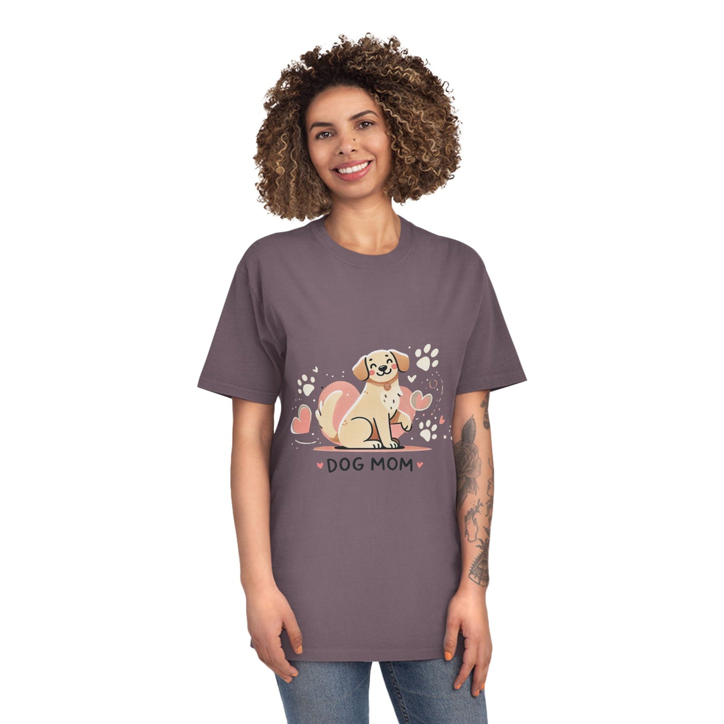 Dog Mom Faded Tee