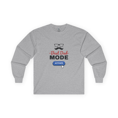 Best Dad Mode Activate Long Sleeve Tee