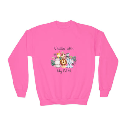 Chillin with My Fam Youth Sweatshirt