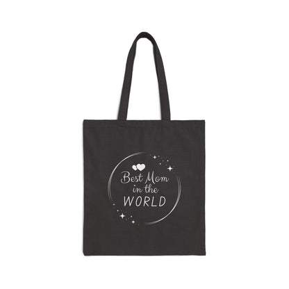Best Mom in the World Canvas Tote Bag