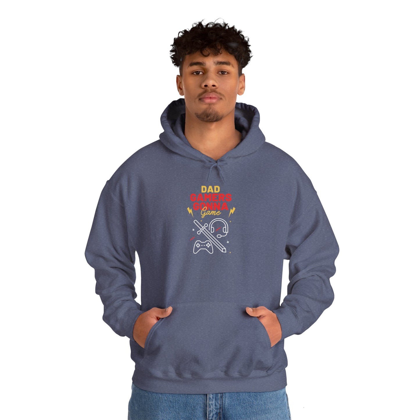 Gamer Dad's Hoodie Carolina Blue Hoodie