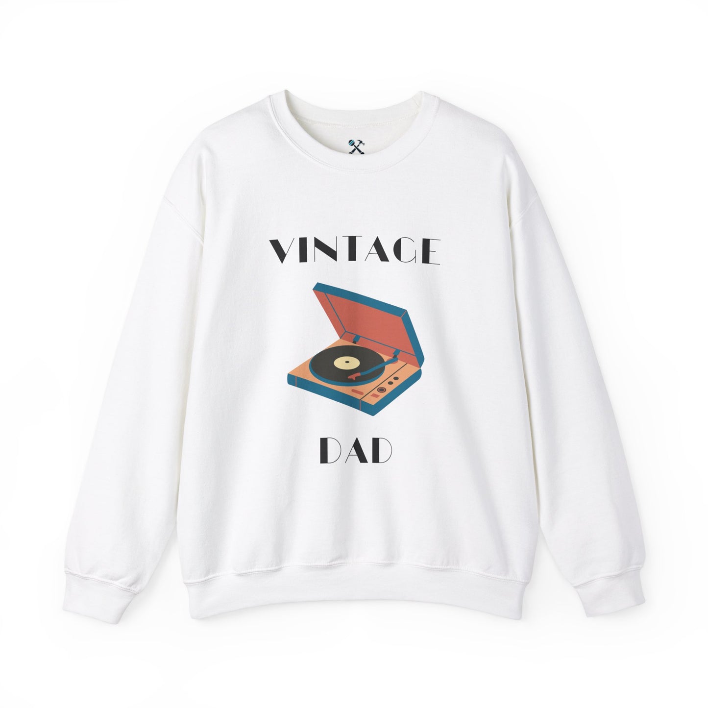 Vintage Dad Heavy Blend™ Crewneck Sweatshirt White Sweatshirt
