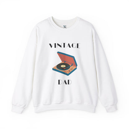 Vintage Dad Heavy Blend™ Crewneck Sweatshirt White Sweatshirt