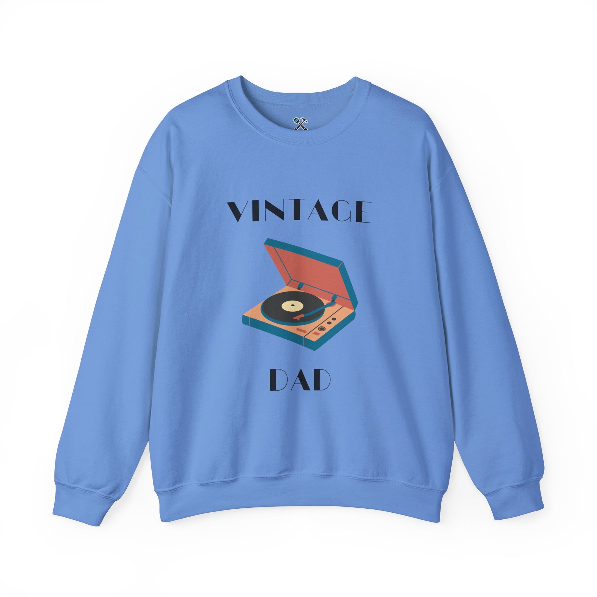 Vintage Dad Heavy Blend™ Crewneck Sweatshirt Carolina Blue Sweatshirt