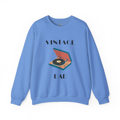 Vintage Dad Heavy Blend™ Crewneck Sweatshirt Carolina Blue Sweatshirt