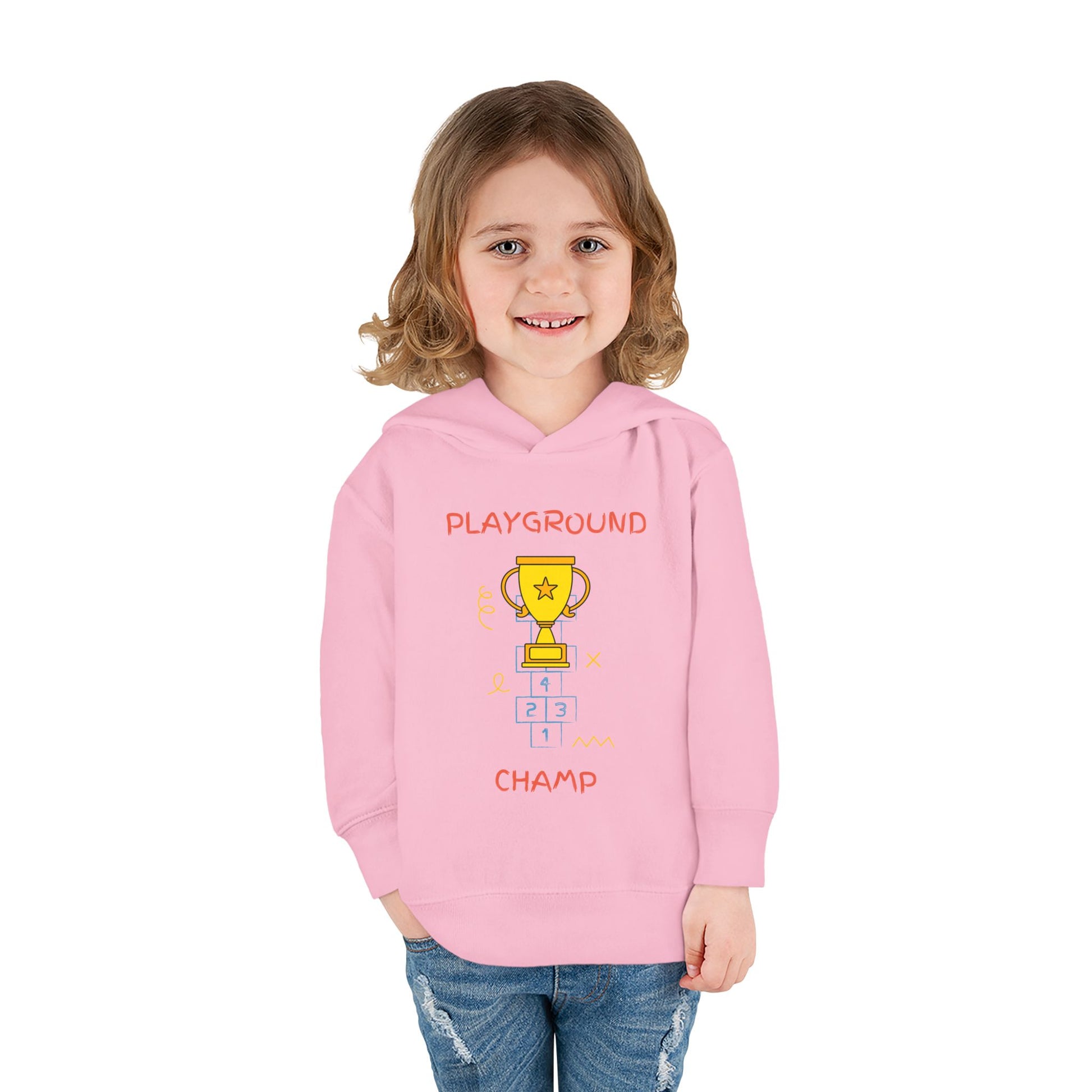 Playground Champ Toddler Fleece Hoodie Pink Kids clothes