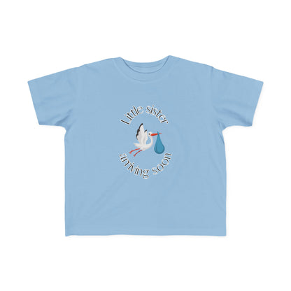 Little Sister Arriving Soon Infant & Toddler Tees