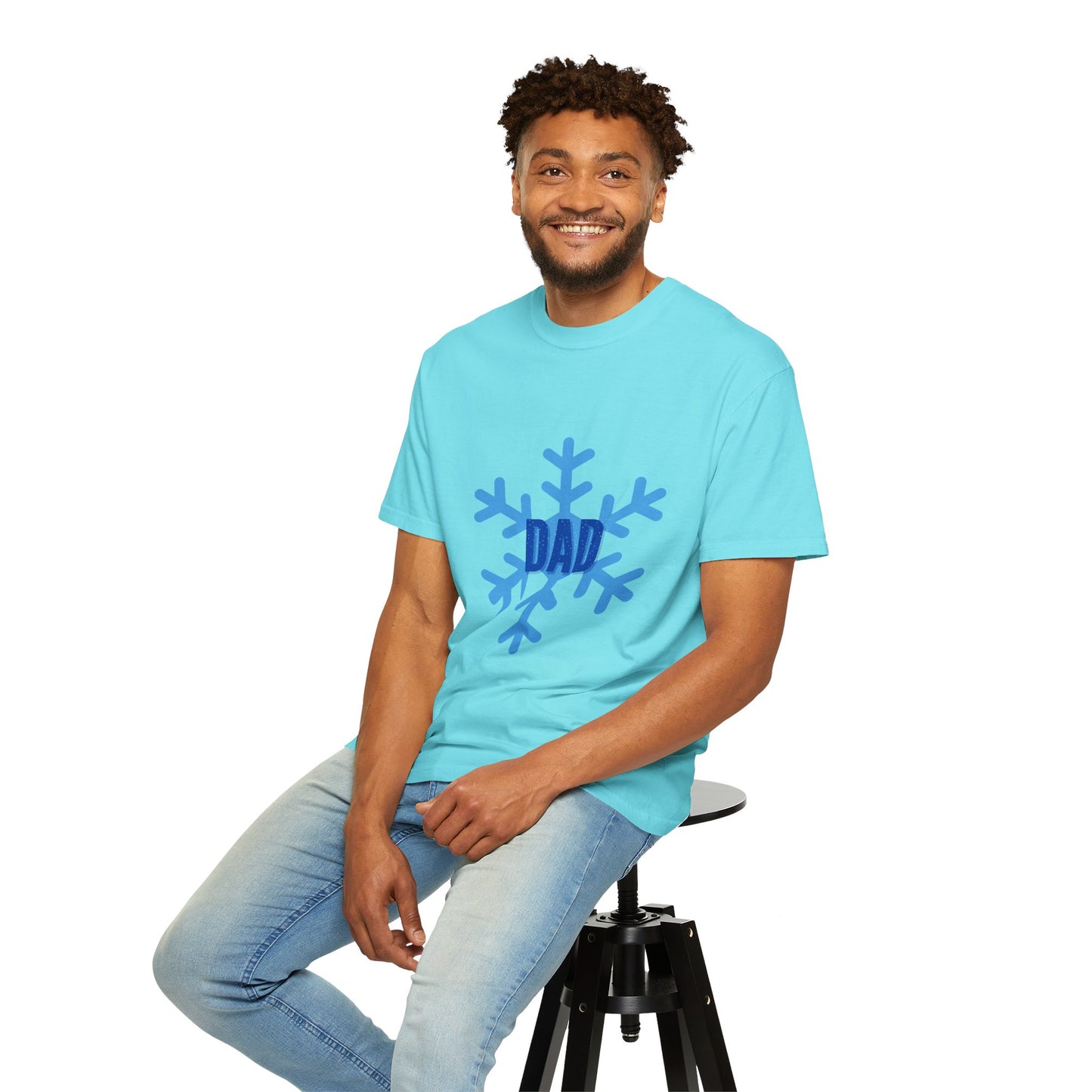Cool Dad Snowed In Tee Lagoon Blue T-Shirt