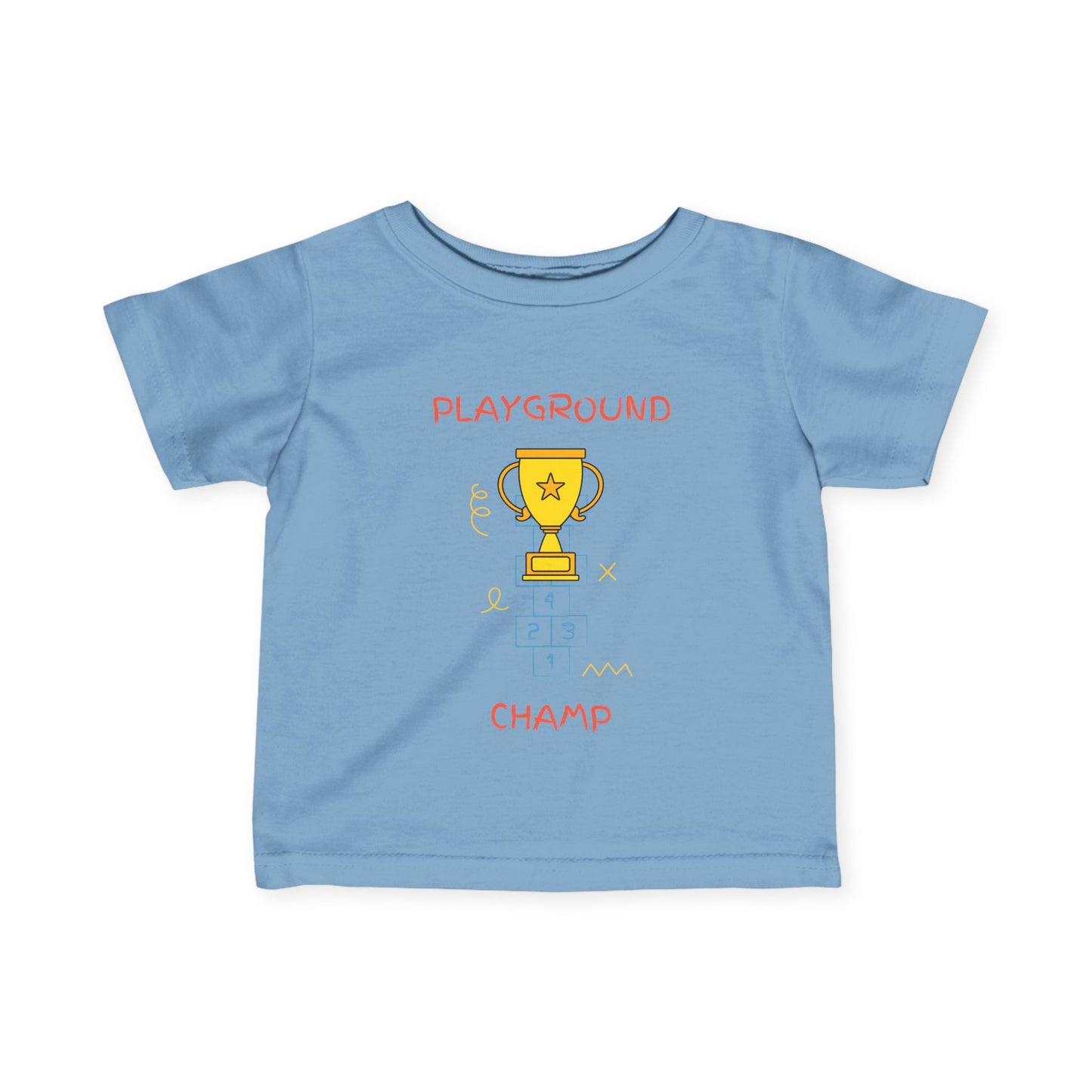Playground Champ Infant Tee Light Blue Kids clothes