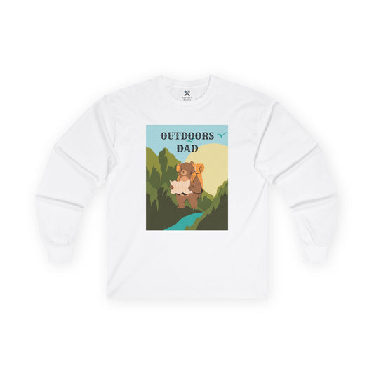 Outdoors Dad - Bear Edition Long Sleeve Tee