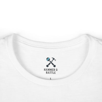Mom Life Fitted Tee White T-Shirt