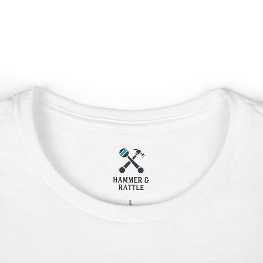 Mom Life Fitted Tee White T-Shirt
