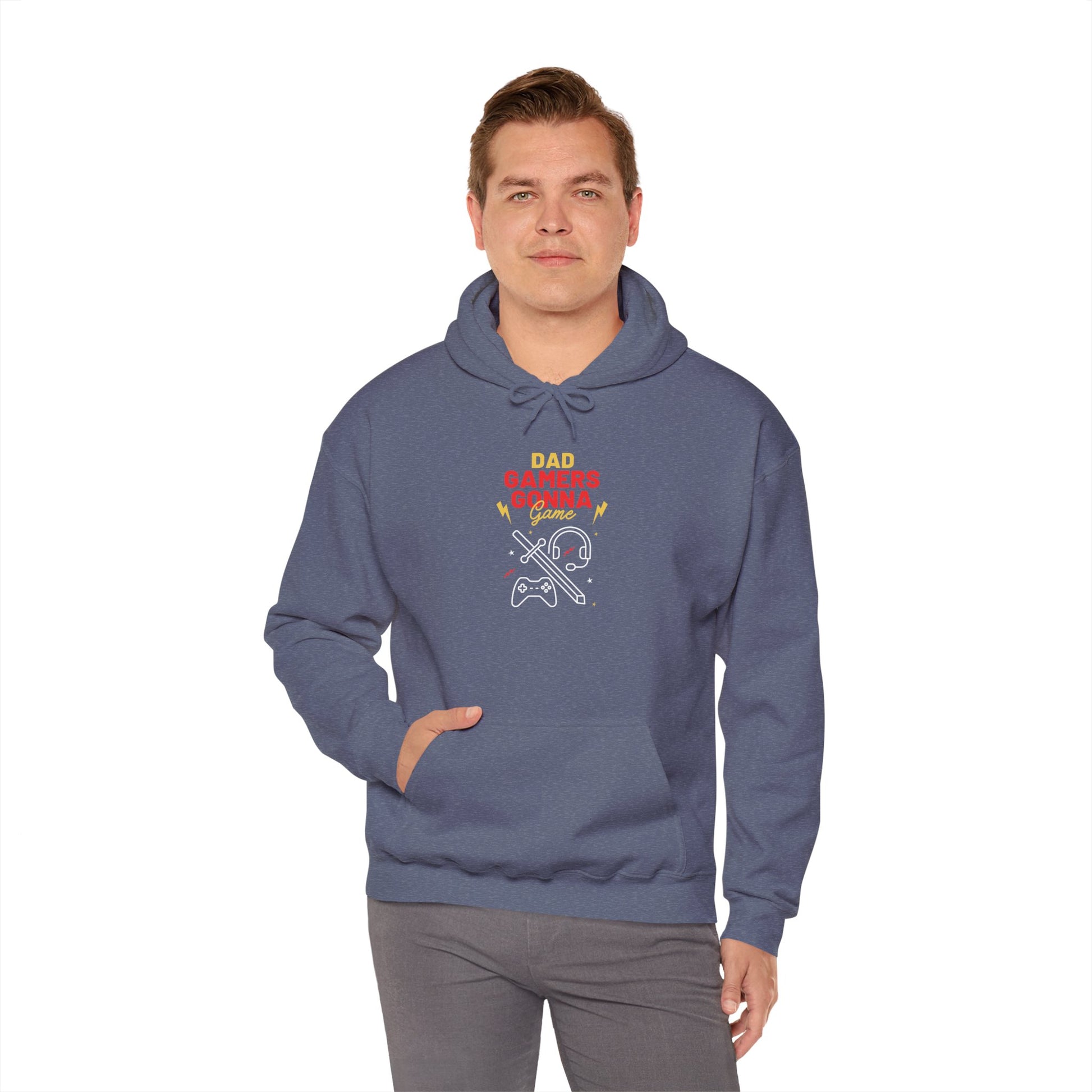 Gamer Dad's Hoodie Carolina Blue Hoodie