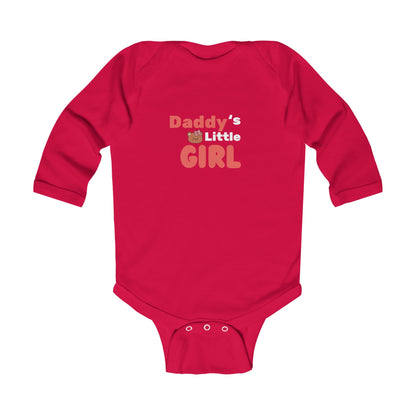 Daddy's Little Girl Baby Long Sleeve Onesie