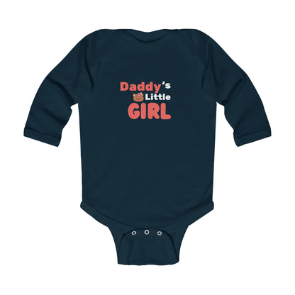 Daddy's Little Girl Baby Long Sleeve Onesie